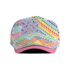Aotearoa Kowhaiwhai Taniko Patchwork Rainbow Motifs Jeff Hat