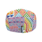 Aotearoa Kowhaiwhai Taniko Patchwork Rainbow Motifs Jeff Hat