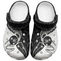 Aotearoa Lawn Bowls Clogs Shoes Maori and Silver Fern Half Style - Aussie Hoodie