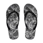 Aotearoa Maori Hei Tiki Flip Flops Kiwikiwi Kowhaiwhai Puhoro Motif