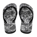 Aotearoa Maori Hei Tiki Flip Flops Kiwikiwi Kowhaiwhai Puhoro Motif