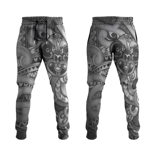 Aotearoa Maori Hei Tiki Jogger Pants Kiwikiwi Kowhaiwhai Puhoro Motif