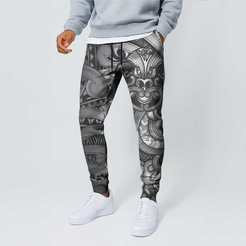 Aotearoa Maori Hei Tiki Jogger Pants Kiwikiwi Kowhaiwhai Puhoro Motif