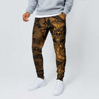 Aotearoa Maori Hei Tiki Jogger Pants Koura Kowhaiwhai Puhoro Motif