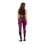 Aotearoa Maori Hei Tiki Leggings Mawhero Kowhaiwhai Puhoro Motif