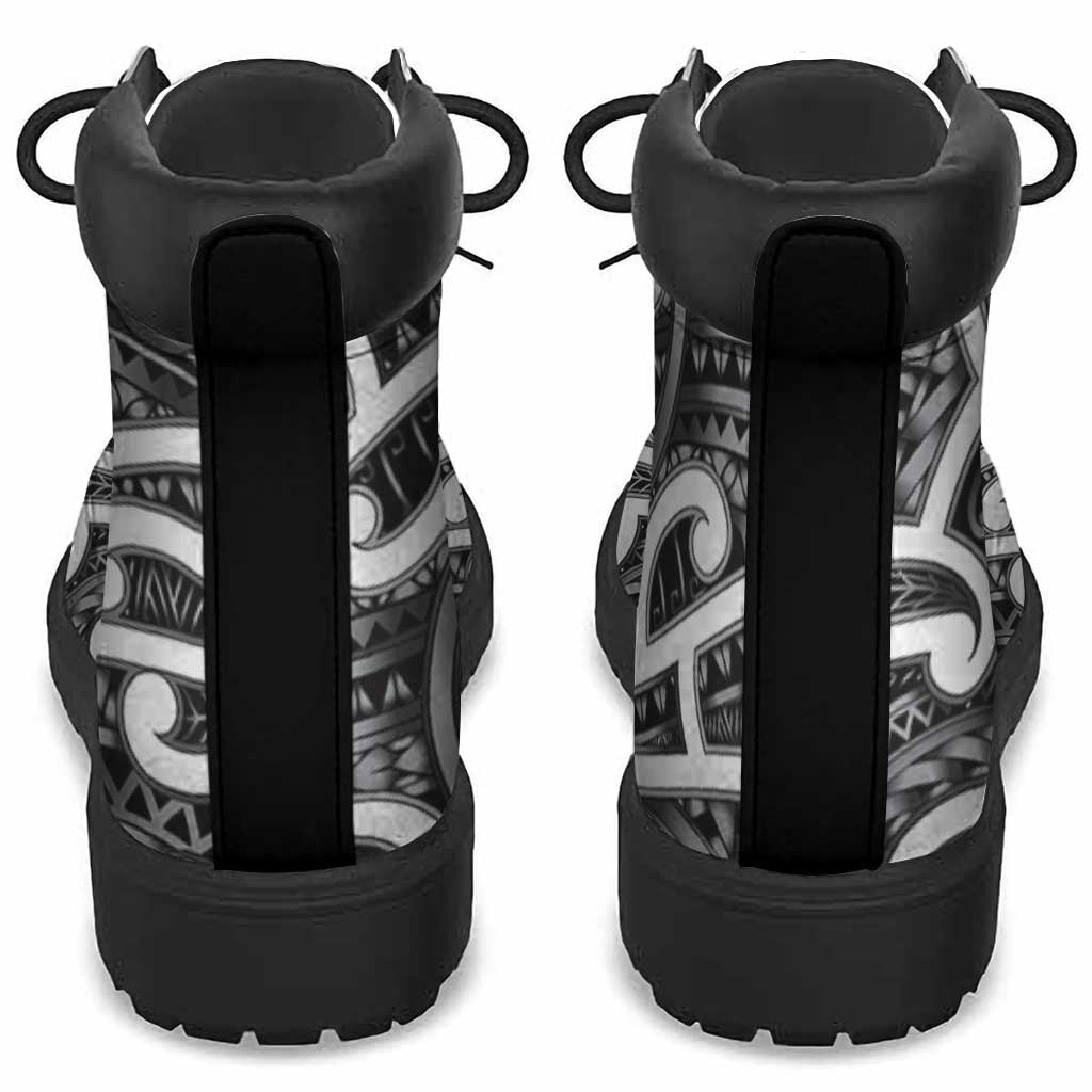 Aotearoa Maori Kowhaiwhai All Season Boots Kiwikiwi Puhoro and Patiki