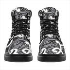 Aotearoa Maori Kowhaiwhai All Season Boots Kiwikiwi Puhoro and Patiki