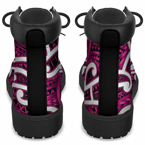 Aotearoa Maori Kowhaiwhai All Season Boots Mawhero Puhoro and Patiki