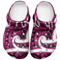 Aotearoa Maori Kowhaiwhai Clogs Shoes Mawhero Puhoro and Patiki