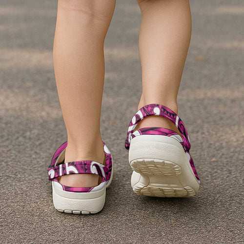 Aotearoa Maori Kowhaiwhai Clogs Shoes Mawhero Puhoro and Patiki