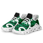 Aotearoa Maori Kowhaiwhai Clunky Sneakers Kakariki Puhoro and Patiki