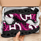 Aotearoa Maori Kowhaiwhai Clunky Sneakers Mawhero Puhoro and Patiki