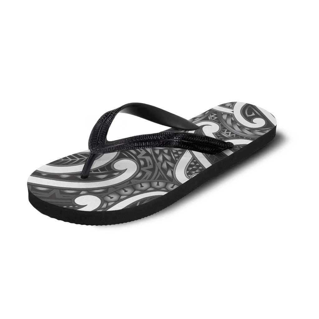 Aotearoa Maori Kowhaiwhai Flip Flops Kiwikiwi Puhoro and Patiki