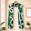Aotearoa Maori Kowhaiwhai Graduation Stole Kakariki Puhoro and Patiki