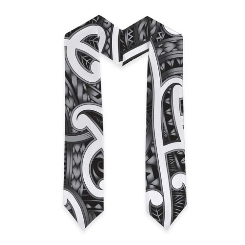 Aotearoa Maori Kowhaiwhai Graduation Stole Kiwikiwi Puhoro and Patiki