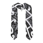 Aotearoa Maori Kowhaiwhai Graduation Stole Kiwikiwi Puhoro and Patiki