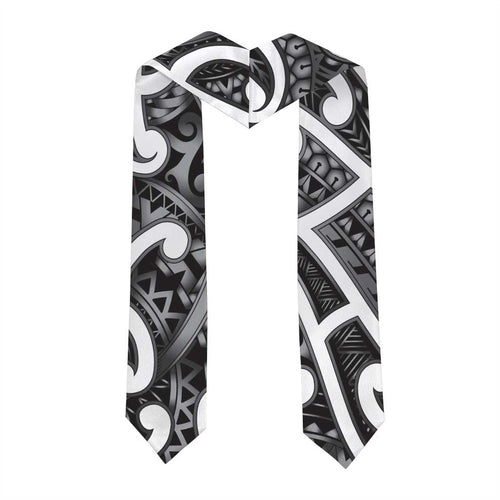 Aotearoa Maori Kowhaiwhai Graduation Stole Kiwikiwi Puhoro and Patiki