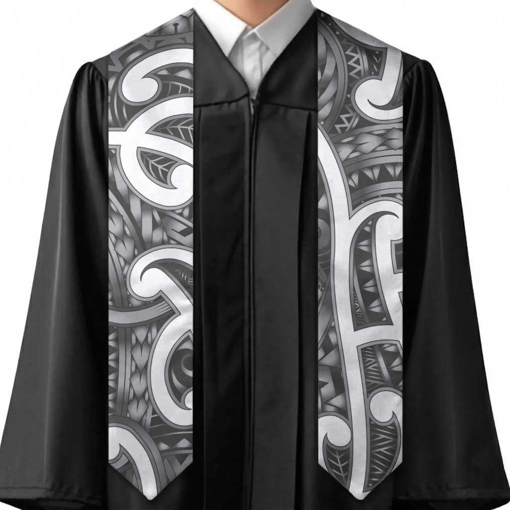 Aotearoa Maori Kowhaiwhai Graduation Stole Kiwikiwi Puhoro and Patiki