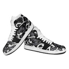 Aotearoa Maori Kowhaiwhai High Sneakers AJ1 Kiwikiwi Puhoro and Patiki
