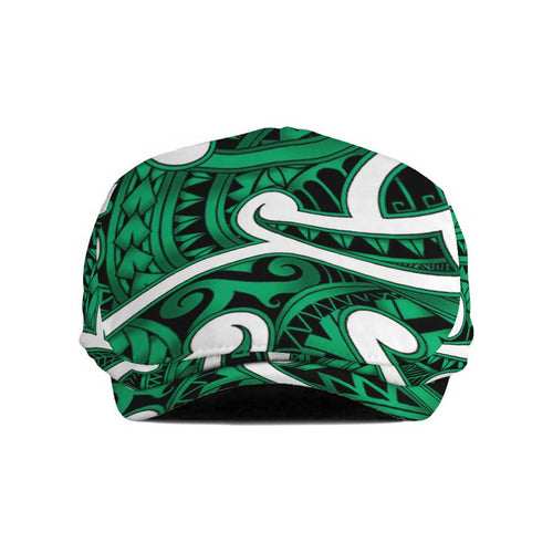 Aotearoa Maori Kowhaiwhai Jeff Hat Kakariki Puhoro and Patiki