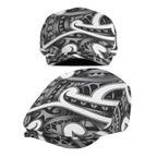 Aotearoa Maori Kowhaiwhai Jeff Hat Kiwikiwi Puhoro and Patiki