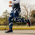 Aotearoa Maori Kowhaiwhai Jogger Pants Kikorangi Puhoro and Patiki