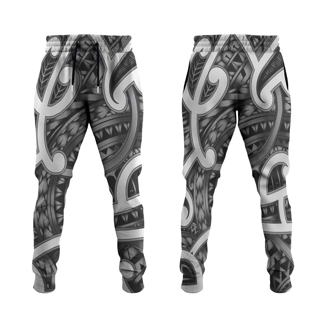 Aotearoa Maori Kowhaiwhai Jogger Pants Kiwikiwi Puhoro and Patiki