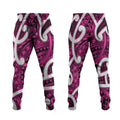 Aotearoa Maori Kowhaiwhai Jogger Pants Mawhero Puhoro and Patiki