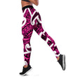 Aotearoa Maori Kowhaiwhai Leggings Mawhero Puhoro and Patiki