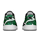 Aotearoa Maori Kowhaiwhai Low Sneakers Kakariki Puhoro and Patiki