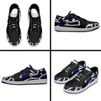 Aotearoa Maori Kowhaiwhai Low Sneakers Kikorangi Puhoro and Patiki