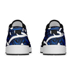 Aotearoa Maori Kowhaiwhai Low Sneakers Kikorangi Puhoro and Patiki