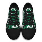 Aotearoa Maori Kowhaiwhai Low Top Shoes Kakariki Puhoro and Patiki