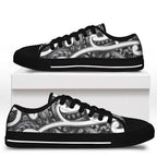 Aotearoa Maori Kowhaiwhai Low Top Shoes Kiwikiwi Puhoro and Patiki