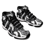 Aotearoa Maori Kowhaiwhai Sneakers J11 Kiwikiwi Puhoro and Patiki