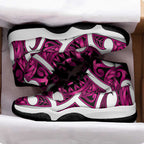 Aotearoa Maori Kowhaiwhai Sneakers J11 Mawhero Puhoro and Patiki