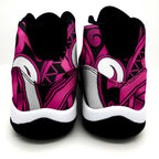 Aotearoa Maori Kowhaiwhai Sneakers J11 Mawhero Puhoro and Patiki