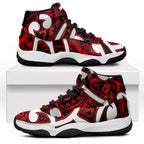 Aotearoa Maori Kowhaiwhai Sneakers J11 Whero Puhoro and Patiki