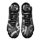 Aotearoa Maori Kowhaiwhai Sneakers J13 Kiwikiwi Puhoro and Patiki