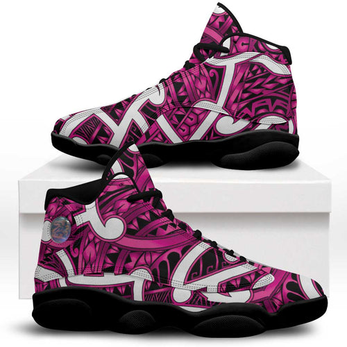Aotearoa Maori Kowhaiwhai Sneakers J13 Mawhero Puhoro and Patiki