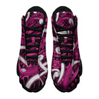 Aotearoa Maori Kowhaiwhai Sneakers J13 Mawhero Puhoro and Patiki