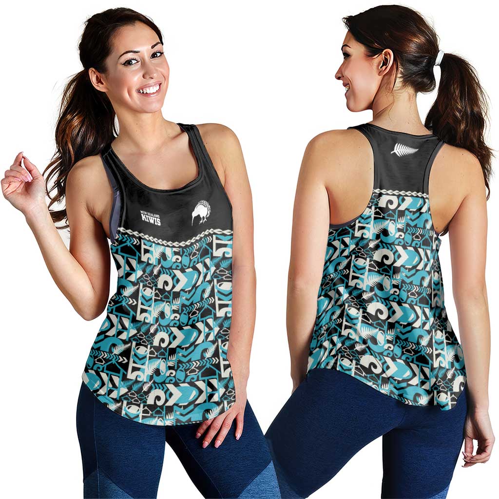 Aotearoa New Zealand Kiwis Tima Riki Motu Women Racerback Tank