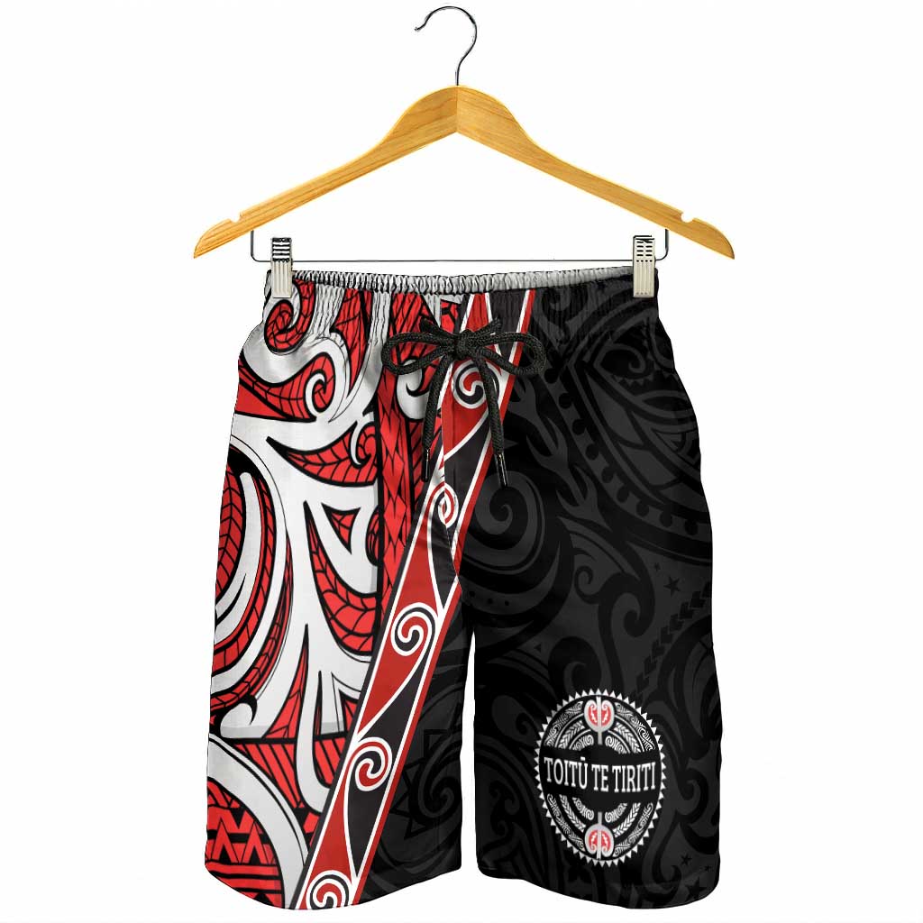 Aotearoa Toitu Te Tiriti Shorts for Men Honour The Treaty New Zealand - Aussie Hoodie