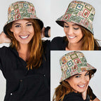 Aussie Birds Christmas La La Land Bucket Hat Beige Vintage Stamp Edition - Aussie Hoodie