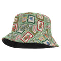 Aussie Birds Christmas La La Land Bucket Hat Green Vintage Stamp Edition - Aussie Hoodie