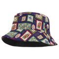 Aussie Birds Christmas La La Land Bucket Hat Navy Blue Vintage Stamp Edition - Aussie Hoodie