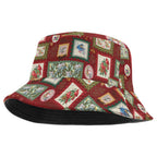 Aussie Birds Christmas La La Land Bucket Hat Red Vintage Stamp Edition - Aussie Hoodie