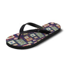 Aussie Birds Christmas La La Land Flip Flops Navy Blue Vintage Stamp Edition - Aussie Hoodie
