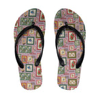 Aussie Birds Christmas La La Land Flip Flops Pink Vintage Stamp Edition - Aussie Hoodie