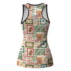 Aussie Birds Christmas La La Land Hollow Tank Top Beige Vintage Stamp Edition - Aussie Hoodie
